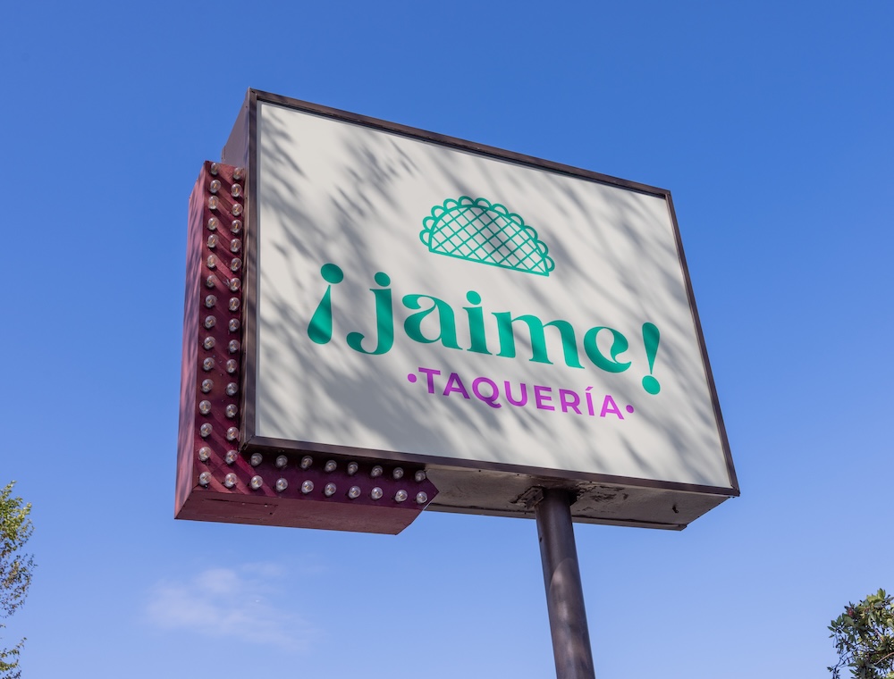 Open ¡jaime!-taqueria website in a new tab.